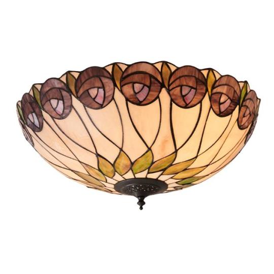 rozsa viragos elegans klasszikus kezmuves idotallo  premium meghitt harmonikus egyedi  handmade nosztalgikus stilusos tiffany mintas mennyezeti lampa olomuveg art nouveau retro bronz patinas hutchinson 11.jpg
